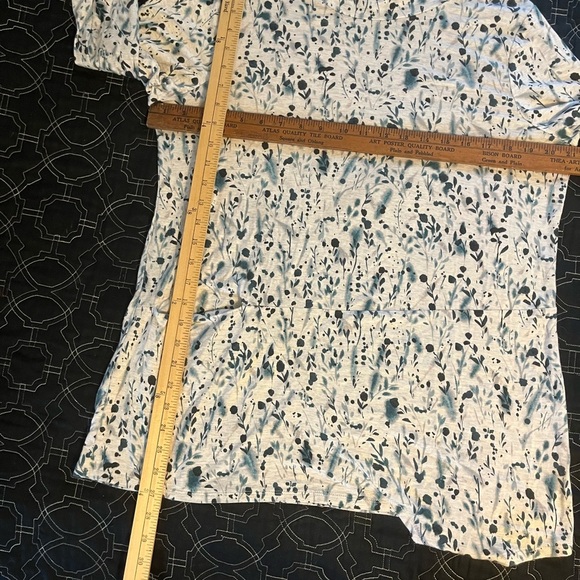 Pure Jill Botanical Lux Tencel Funnel-neck Tunic, size M - Picture 4 of 5